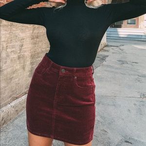 GARAGE curdoroy skirt
